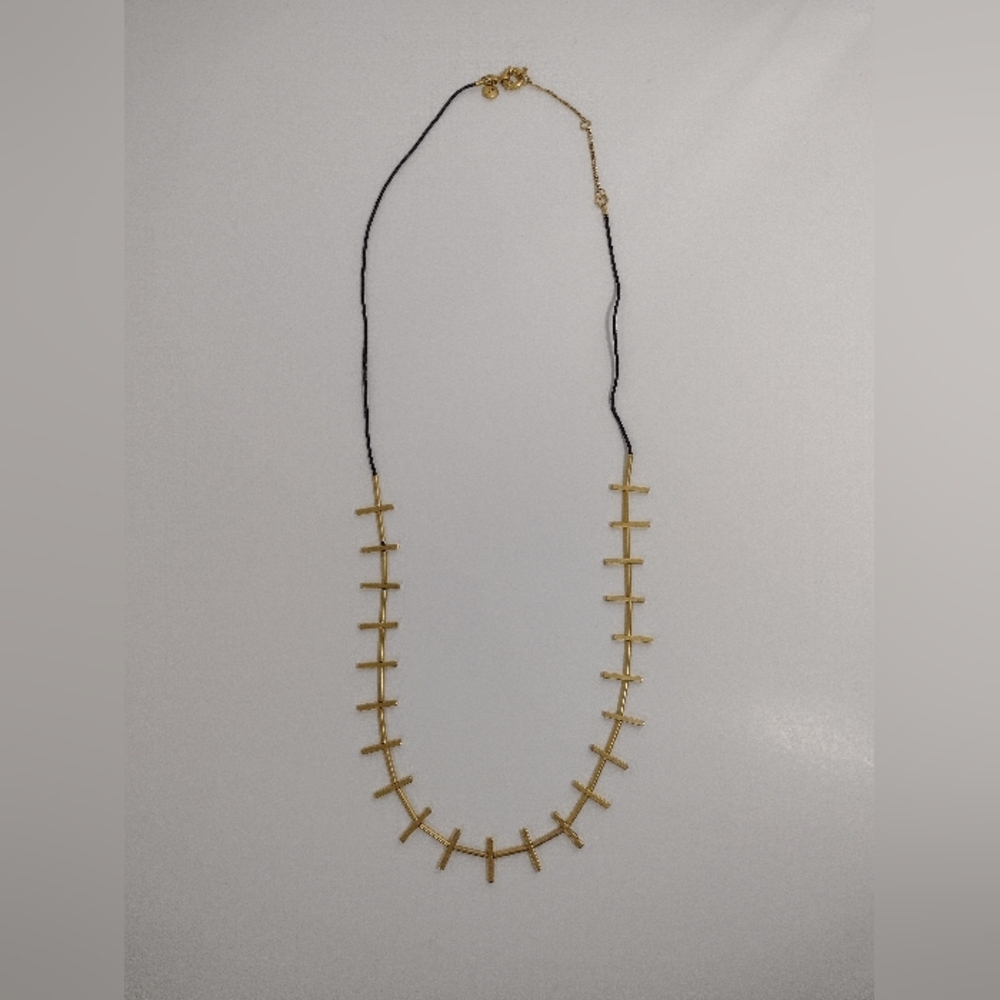 Madewell Women's Gold Tone And Black Necklace